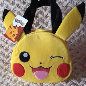 Pokemon Pikachu Plush Halloween Treat Bag New